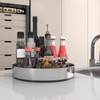 VAEHOLD Pantry Cabinet Lazy Susan Stainless Steel Black Spice Rack