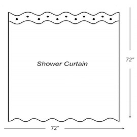 goodbath Garden Shower Curtain, Outdoor 3D Fantasy Forest Rose Anti Mould Waterproof Bath Curtains for Bathroom Bathtub, 180 x 180 cm