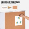 Whiteboard Corkboard Combo 48x36 Aluminum Frame Magnetic For Home School