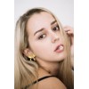Dangle Bow Earrings for Women, Delicate Gold Silver Bow Earrings,