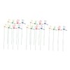 Kisangel Spring Bed Fake Dragonfly Stake Decor 20pcs Dragonfly Garden