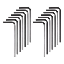 sourcing map 30pcs Hex Key Wrench 2.5mm Metric CR-V L Shaped Hexagon Head Repairing Tool