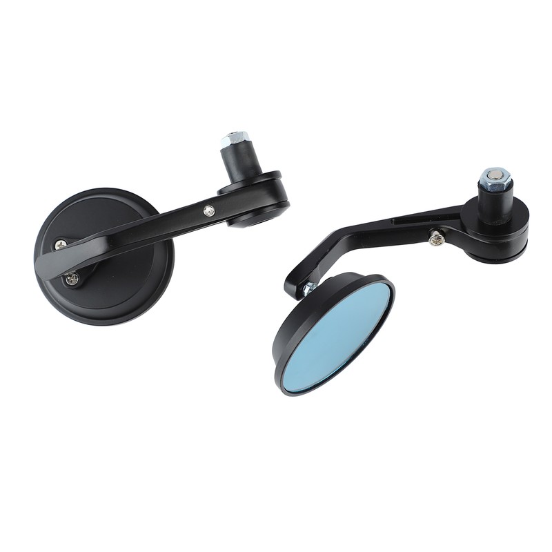 Pair of Motorcycle Rearview Mirror Wide View Aluminum Alloy Universal