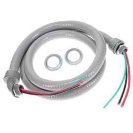 Edgewater Parts WPNM8G348 HVAC/Electrical Whip (8 Gauge – 8′)