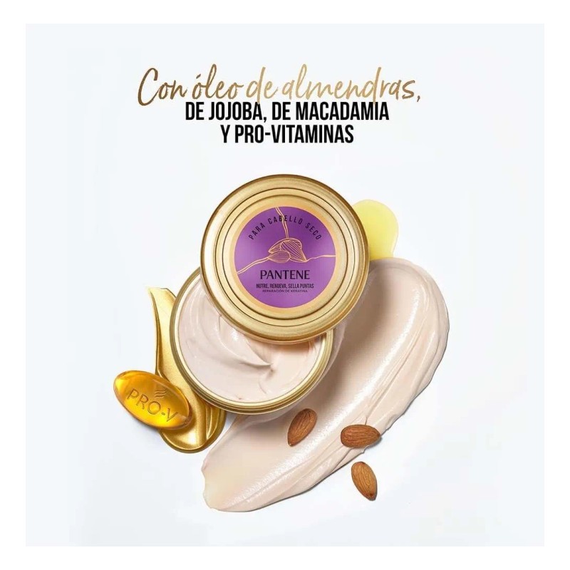 Mascarilla Capilar Pantene Pro-V Miracles Intensiva Nutre, Renueva, Sella 300ml