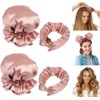 Bun Bon Heatless Curls Set - 2 Headbands and Caps,