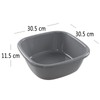 Innouse Small Washing Up Bowl, 3 Packs, Plastic Square Washing