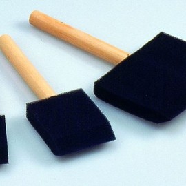 EFCO Foam Paintbrush 25 x 55 mm 1 pcs. untreated, Acrylic, Black, 41 x 51 x 3.8 cm