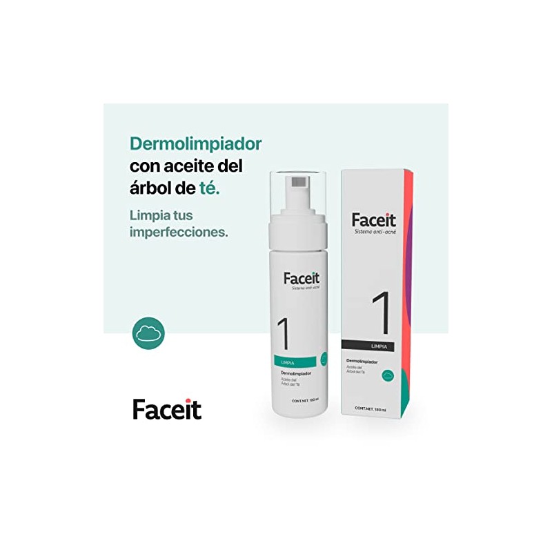 Faceit Limpiador Facial Espuma Antiacné 180 ml