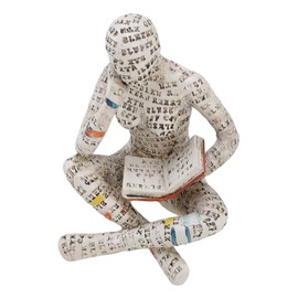 Wnesy Bookshelf Decor Ornament, Vivid Textures, Ideal for Gifting Dining Table Reading Figurines