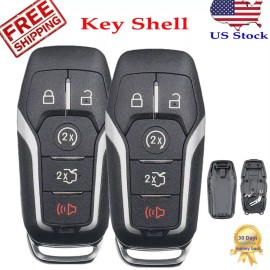 Autototal-parts 2 For 2015 2016 2017 2018 F-150 Explorer Edge Fusion Remote Key Fob Shell Case
