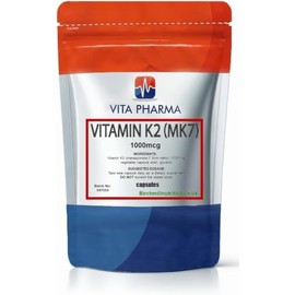 VITA PHARMA Vitamin K2 (Mk-7) 1000mcg 365 softgels