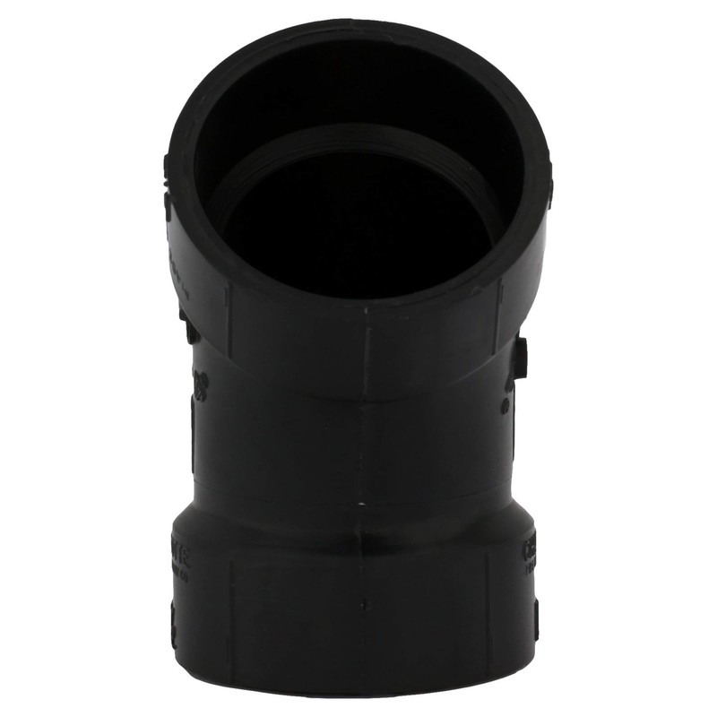 CHARLOTTE PIPE 1 1/2 DWV 1/8 BEND HUB X HUB