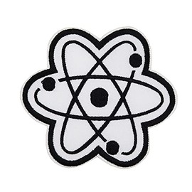ROCKAPATCH Atom Embroidered Iron On Patch