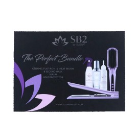 Sutra Beauty Women's 5-Pc. Hair Styling Gift Set Flat Iron Heat Brush Protectant