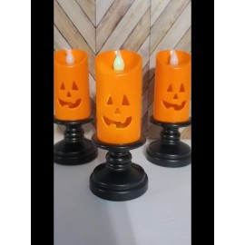 Unbranded Mini LED Plastic Color Changing Jack-O-Lantern
