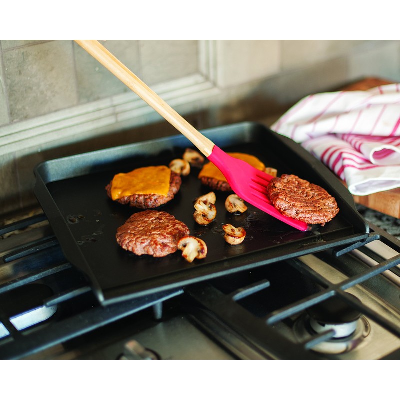 Nordic Ware Stovetop Backsplash Griddle, Black