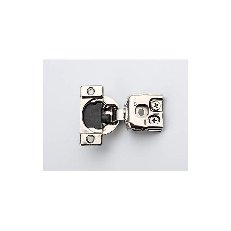 ANGSTROM 2-Pack Face-Frame Cabinet Hinges, 105-Degree Soft-Closing, 3D Adjustable (1-1/4"