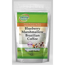 Blueberry Marshmallow Brazilian Coffee (Gourmet, Naturally Flavored, Whole Coffee Beans) (8 oz, ZIN: 562444)