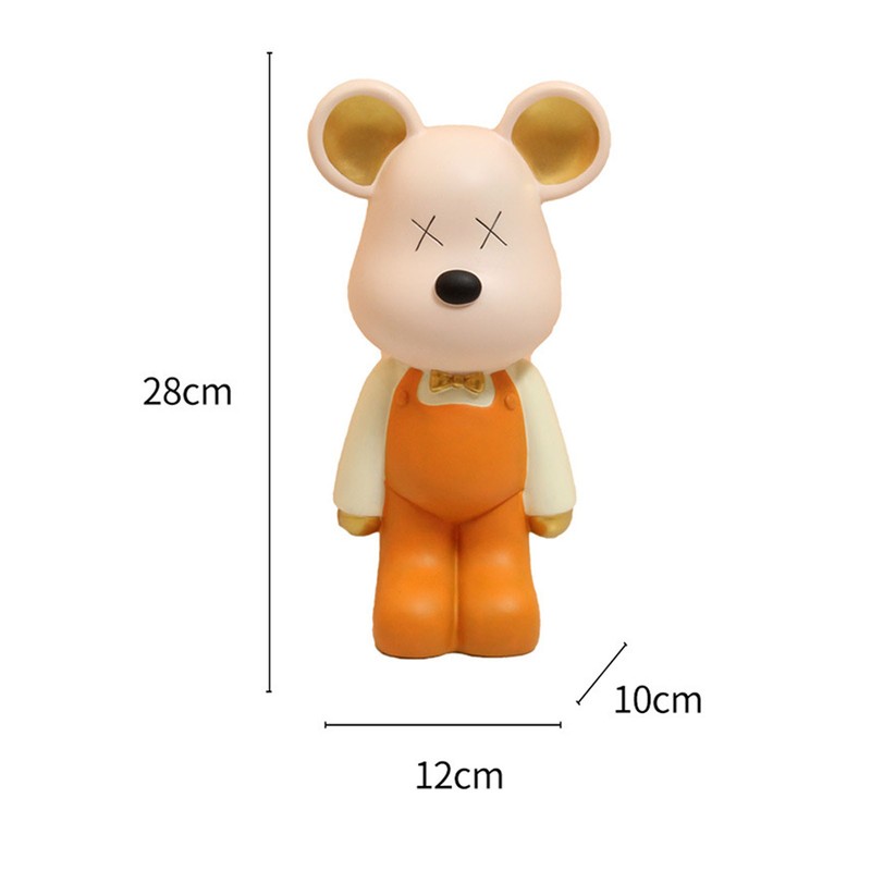 Cartoon Bear Money Saving Bank Resin Coin Saving Box Big