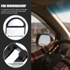 CHILDWEET Practical Convex Towing Mirrors for Cars and Clip Extension