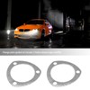 2 x 2.5 inch round 3-hole exhaust muffler flange gasket