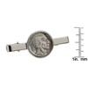 American Coin Treasures Buffalo Nickel Silvertone Coin Tie Clip