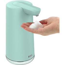 Automatic Foaming Soap Dispenser, 2-Level Adjustable Foam, USB Rechargeable, Touchless Hand & Dish Soap Dispenser for Bathroom, Kitchen, Hotel, Restaurant (Green)