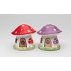 Cosmos Gifts 21021 Colorful Mushroom House Salt and Pepper Shaker