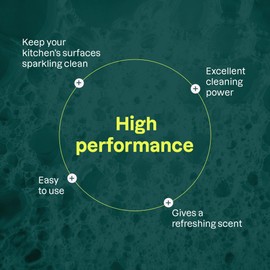 ATTITUDE Kitchen Cleaner, EWG Verified, Advanced Degreasing Power, Vegan Household Products, Citrus Zest, 27.1 Fl Oz (Pack of 3)