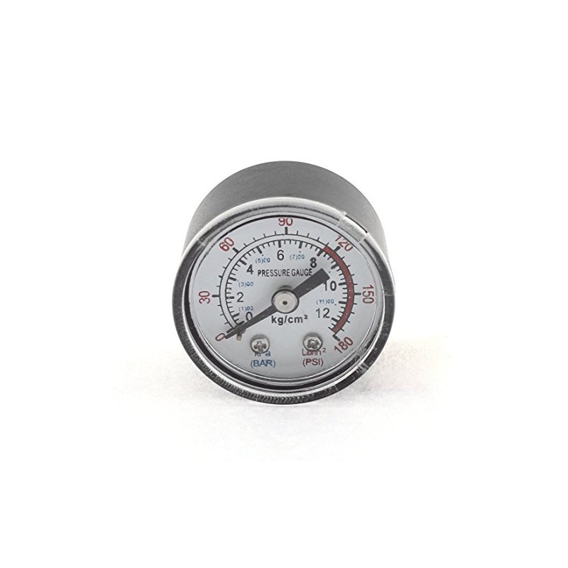 sourcingmap Air Compressor Pressure Gauge 1/8 BSP Male Thread 2Pcs