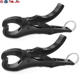 Expert 4.5'' Fish Lip Gripper, Digital Scale Hook Non-Puncture Replacement Clamp - 2