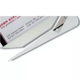 Blank Business Card Letter Opener-No Imprint Colors May Vary
