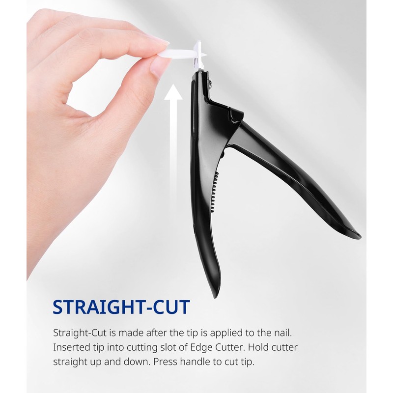 AIRSEE Professional Adjustable Stainless Steel Acrylic Nail Clippers False Nail