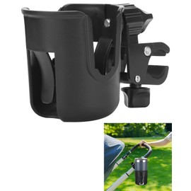 Cup Holder for Joolz Stroller, Essential Accessory for Your Stroller, Easy to Adjust, Fits Most Cups, Black