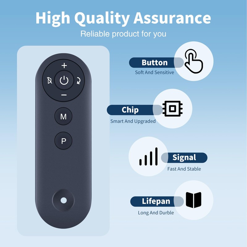 New Remote Control for Bifanuo TM008BK, FreepiFitness Walking Pad/Treadmill