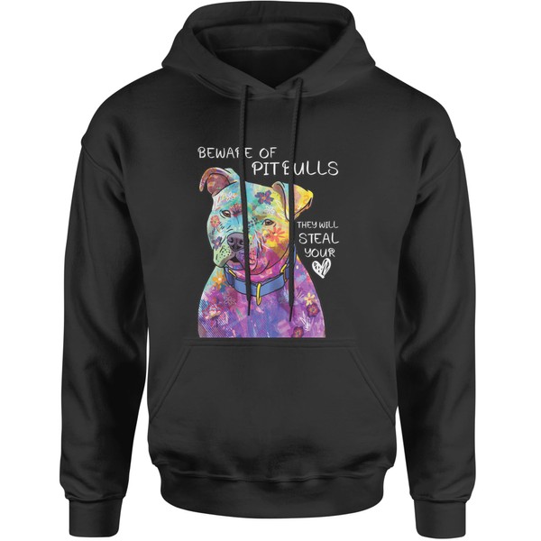 Hoodie Beware of Pit Bulls, They Will Steal Your Heart