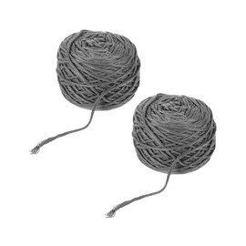 IWOWHERO 2pcs Super Soft Milk Cotton Yarn for Hand Knitting DIY Projects Lightweight Chunky Wool for Scarves Hats and Sweaters Comfortable Warm Crochet Supplies