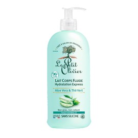 Le Petit Olivier Light Body Lotion - Aloe Vera And Green Tea - Express Moisturizing - No Greasy Or Sticky Feeling - Skin Is Soft And Silky - For Normal Skin - 8.4 oz