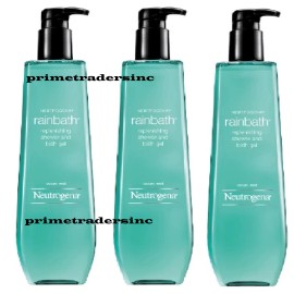Neutrogena 3 Pack - Neutrogena Rainbath Replenishing Shower Gel, Ocean Mist, 40 fl. oz.