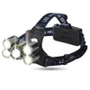 LED Headlamp Rechargeable Flashlight Brightest Waterproof 5 Lighting Modes Zoomable