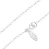 925 Sterling Silver Double Sideways Cross Necklace (18 Inches) Holiday
