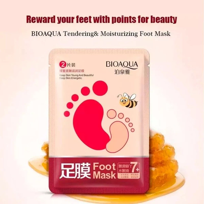 Mafab 3 Pieza Mascarilla Exfoliante Pies Callos Sequedad Suaviza