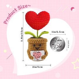 boluoboluomi Sunflower Gifts for Women - Beautiful That There Is You, Sunflower German Lucky Charm, Best Friend Gifts for Farewell Gift Colleague, Retirement Gift, Cotton, No