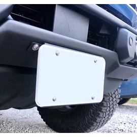 WeiSen Front License Plate Holder Mounting Brackets Compatible with Ford Bronco 2/4 Door 2021-2024