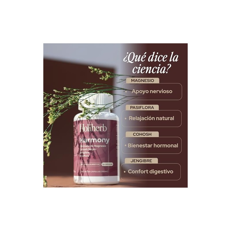 Harmony Holiherb | Suplemento a Base de Cohosh Negro, Jengibre