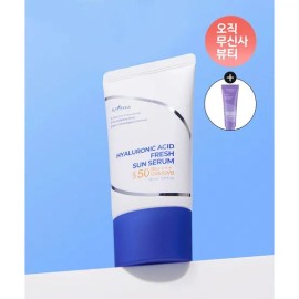 이즈앤트리 매장정품 ISNTREE 히알루론산 프레쉬 선 세럼 50ml (증정: 어니언 톤업 10ml) ISNTREE Hyaluronic Acid Fresh Sun Serum 50ml (Gift: Onion Tone-up 10ml)