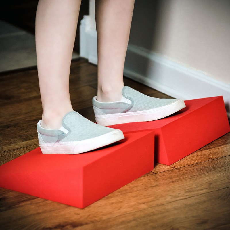 Trademark Innovations 12" Foam Incline Stretch Wedge - Set of