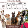 Martingale Dog Collar with Chain,Skull Reflective Nylon Soft Padded Adjustable
