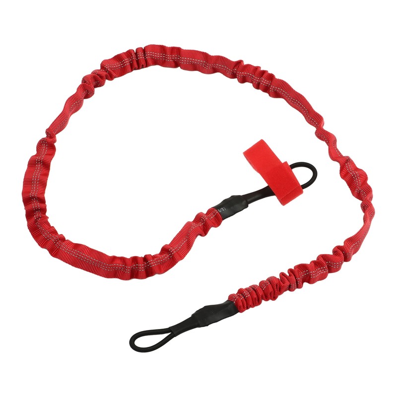 2Pcs Kayak Paddle Leash Nylon Rubber Corrosion Resistant Stretchable Anti